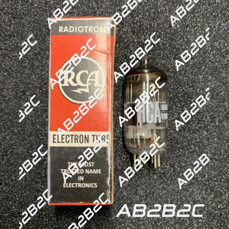 12AT7 RCA, DOUBLE TRIODE DE PRESTIGE, Tubes double triodes de faible puissances, , RCA