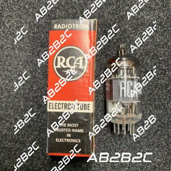 12AX7 RCA, DOUBLE TRIODE DE PRESTIGE, Tubes double triodes de faible puissances, , RCA