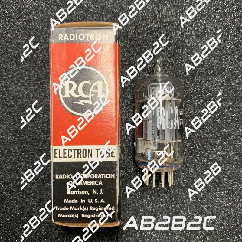 12AU7 RCA, DOUBLE TRIODE DE PRESTIGE - VERSION AMERICAINE DE LA ECC82, Tubes double triodes de faible puissances, , RCA