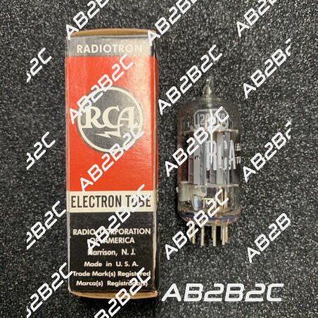 12AU7 RCA, DOUBLE TRIODE DE PRESTIGE - VERSION AMERICAINE DE LA ECC82, Tubes double triodes de faible puissances, , RCA