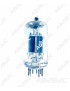 12AX7 RCA, DOUBLE TRIODE DE PRESTIGE, Tubes double triodes de faible puissances, , RCA