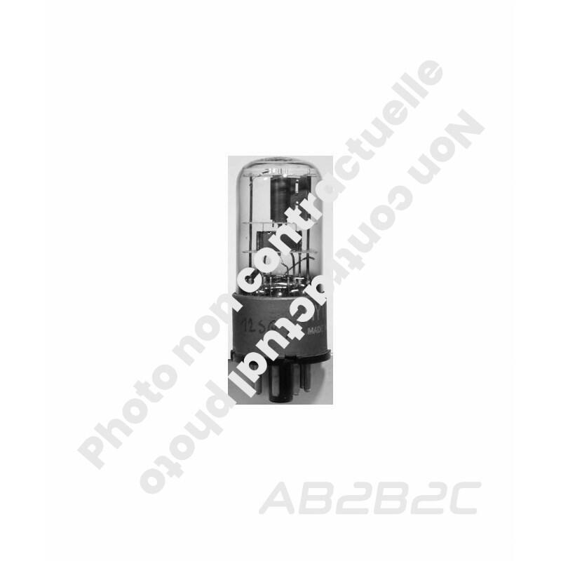 12SQ7GT, DOUBLE TRIODE AUDIO FREQUENCE, Tubes audiofréquence, , USA