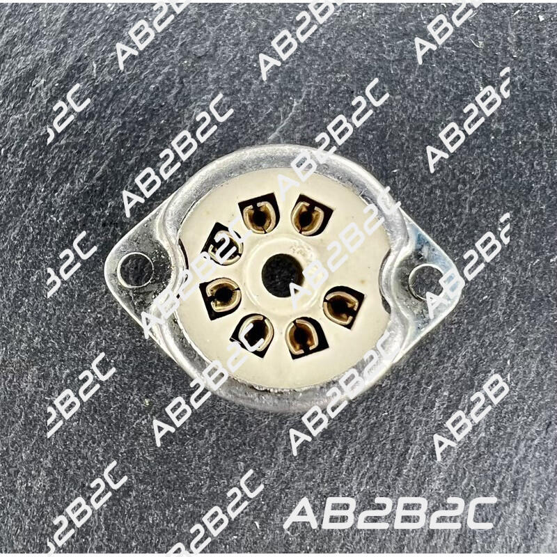 SUPPORT TUBE 7 BROCHES CHASSIS CERAMIQUE -  Vint'Elec - Tubes élect...