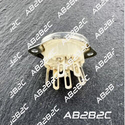 SUPPORT TUBE 7 BROCHES CHASSIS CERAMIQUE -  Vint'Elec - Tubes élect...