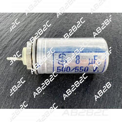 CONDENSATEUR VINTAGE A VISSER 8MF 8UF 8µF 500V 550V - CIEL ELECTRONIQUE STORE - Tube...