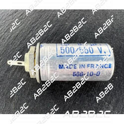 CONDENSATEUR VINTAGE A VISSER 8MF 8UF 8µF 500V 550V - CIEL ELECTRONIQUE STORE - Tube...
