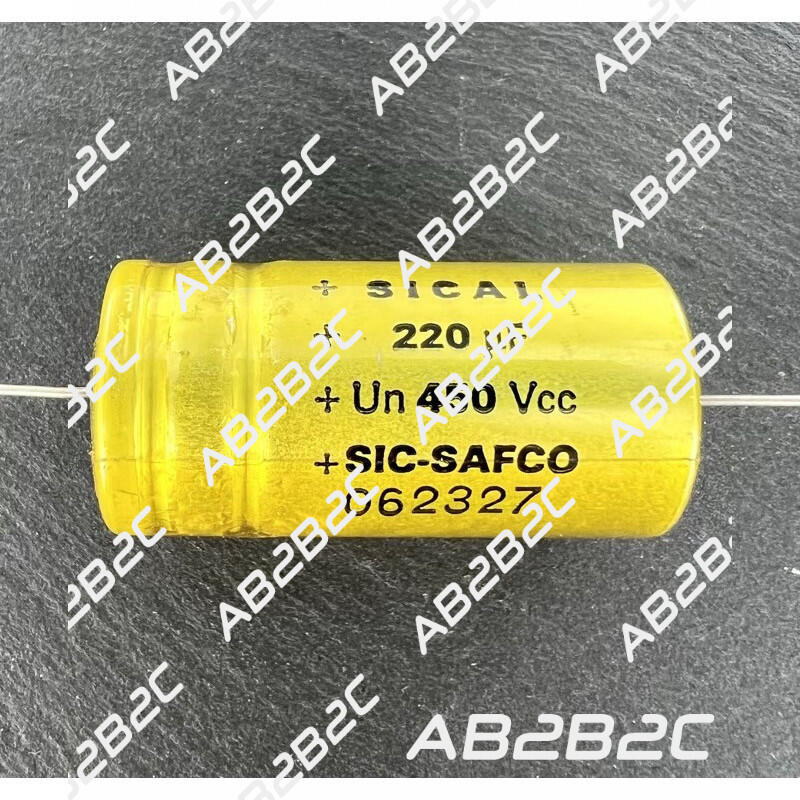 CONDENSATEUR SICAL 220MF 220UF 220µF 450V SIC SAFCO AXIAL - CIEL ELECTRONIQUE STORE ...
