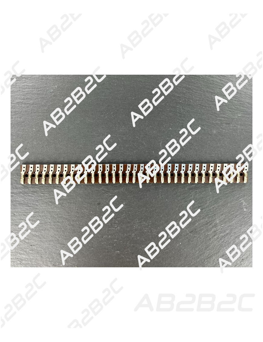 BAC6-16CM - BARRETTES A 33 COSSES EN BAKELITE - LONGUEUR 16CM - AB2...