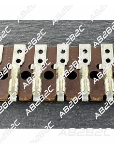 BAC6-16CM - BARRETTES A 33 COSSES EN BAKELITE - LONGUEUR 16CM - AB2...