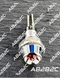 VOYANT LED CHROME A VISSER ROUGE R732R - CIEL ELECTRONIQUE STORE - Tubes électroniqu...