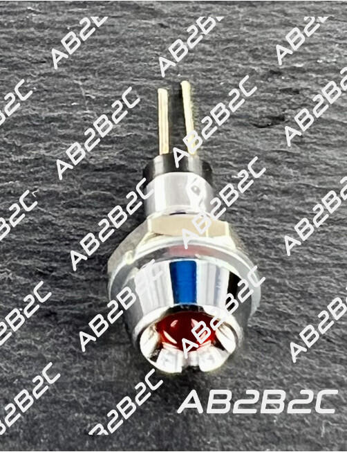 VOYANT LED CHROME A VISSER ROUGE R732R - CIEL ELECTRONIQUE STORE - Tubes électroniqu...