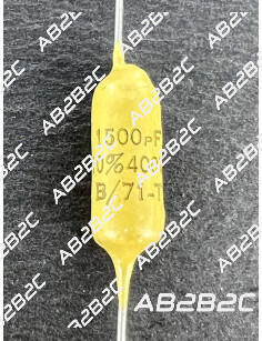 CONDENSATEUR MOUTARDE 1500PF 1.5NF 400V 10% - CIEL ELECTRONIQUE STORE - Tubes électr...