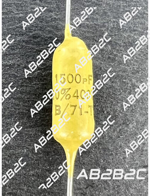 CONDENSATEUR MOUTARDE 1500PF 1.5NF 400V 10% - CIEL ELECTRONIQUE STORE - Tubes électr...