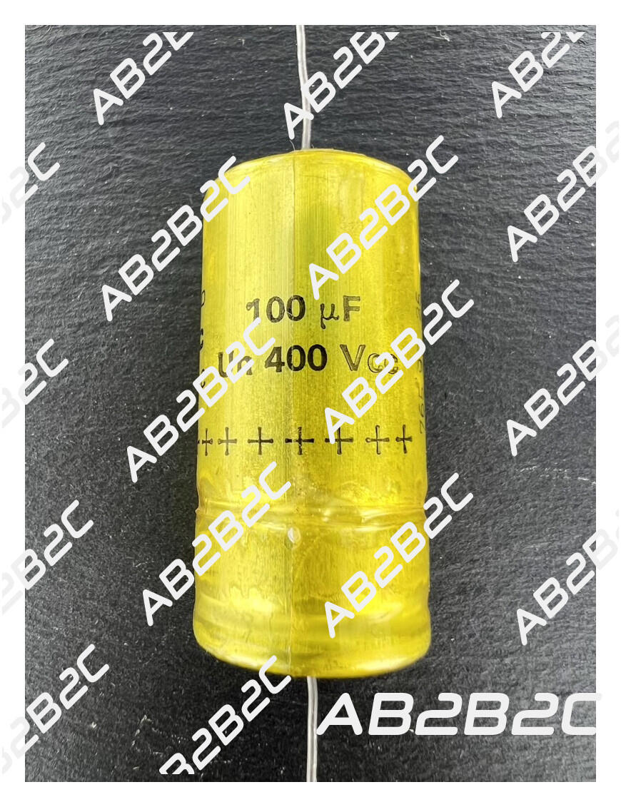 CONDENSATEUR RELSIC 100MF 100UF 100µF 400V SIC SAFCO AXIAL 50X25MM ...