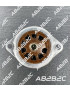 SUPPORT TUBE 9 BROCHES NOVAL CHASSIS BAKELITE - CIEL ELECTRONIQUE STORE - Tubes élec...