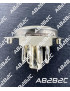 SUPPORT TUBE 9 BROCHES NOVAL CHASSIS STEATITE - CIEL ELECTRONIQUE STORE - Tubes élec...