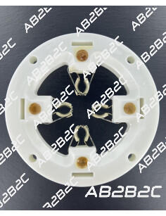 SUPPORT TUBE 4 BROCHES CERAMIQUE POUR TB5-2500 - CIEL ELECTRONIQUE STORE - Tubes éle...