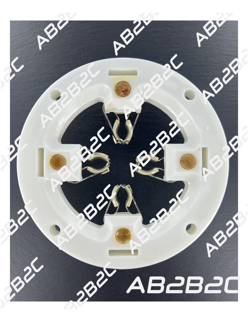 SUPPORT TUBE 4 BROCHES CERAMIQUE POUR TB5-2500 - CIEL ELECTRONIQUE STORE - Tubes éle...