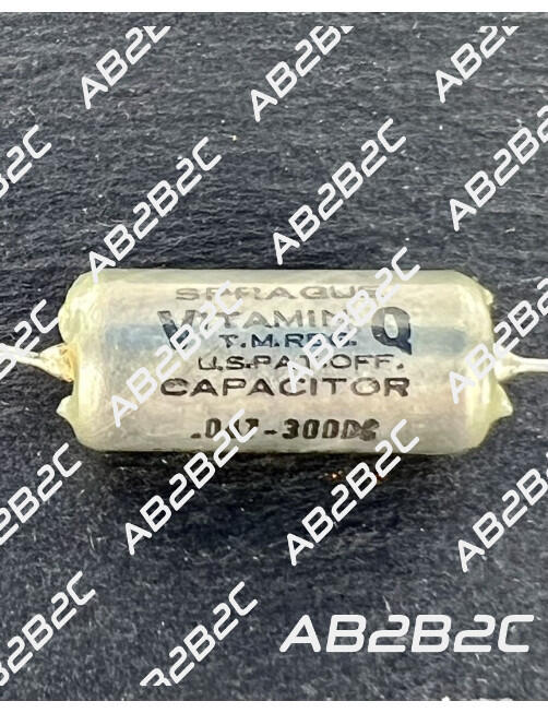 CONDENSATEUR VITAMIN Q 0.047MF 0.047UF 0.047µF 47NF 300V SPRAGUE - ...