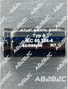 CONDENSATEUR 47MF 47UF 47µF 500V 20% F&T AXIAL TYPE A -  Vint'Elec ...