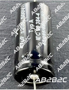 CONDENSATEUR 47MF 47UF 47µF 500V 20% F&T AXIAL TYPE A -  Vint'Elec ...