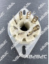 SUPPORT OCTAL CHASSIS 2 LYRES STEATITE -  Vint'Elec - Tubes électro...