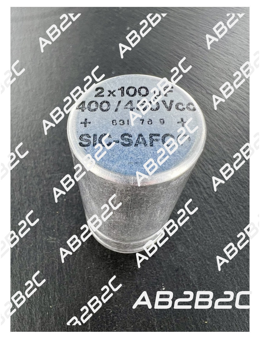 2X100UF 450V SIC SAFCO - CIEL ELECTRONIQUE STORE - Tubes électroniques vintage