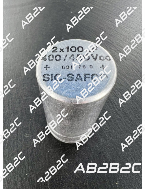 2X100UF 450V SIC SAFCO - CIEL ELECTRONIQUE STORE - Tubes électroniques vintage